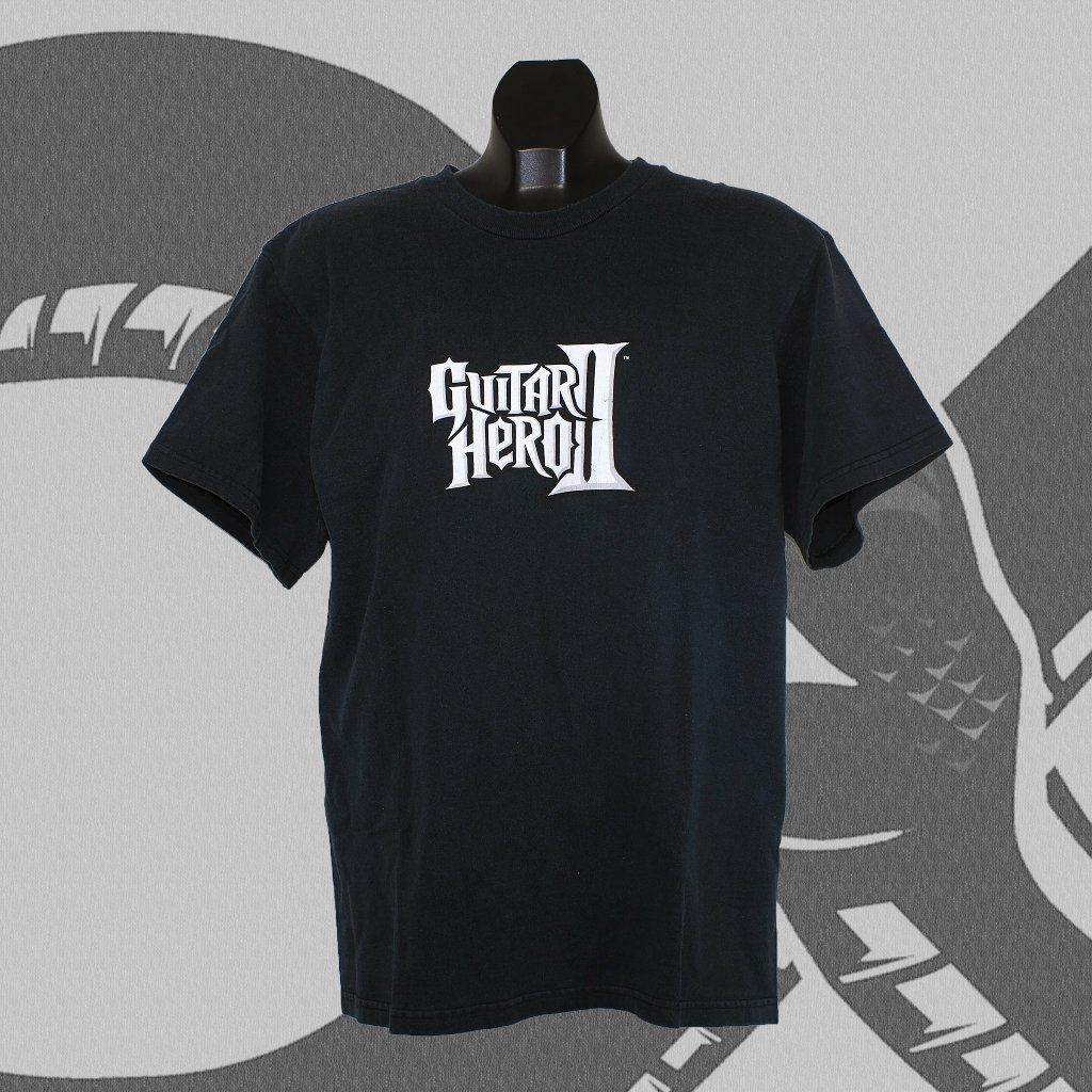 Vintage Guitar Hero Ii T-Shirt Men's Medium Black Playstation 2